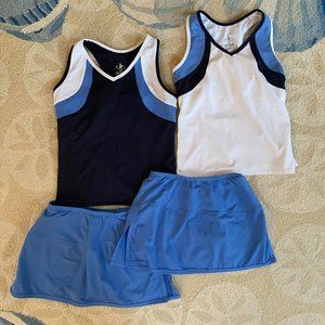 Balle De Match Athletic Tennis Outfits: Skirt Tank